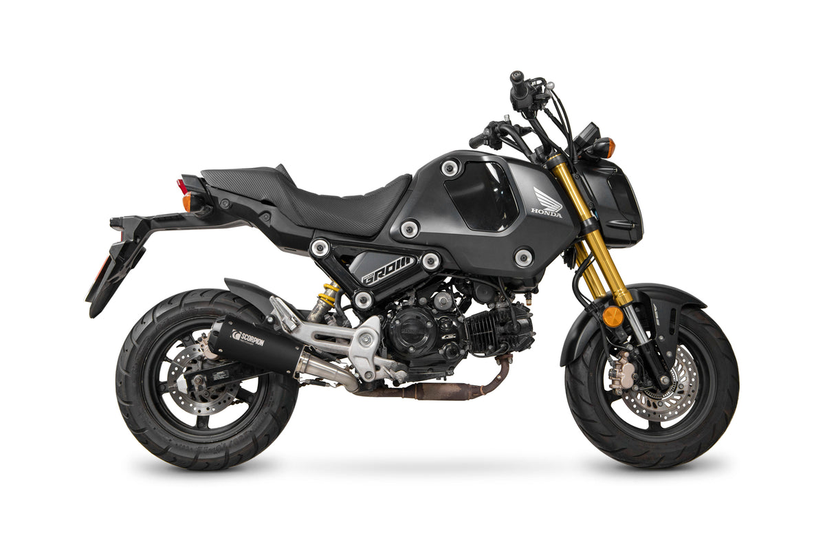 Honda MSX/Grom 125 (2021–2023) Scorpion Exhaust Red Power Slip-on - Black Ceramic