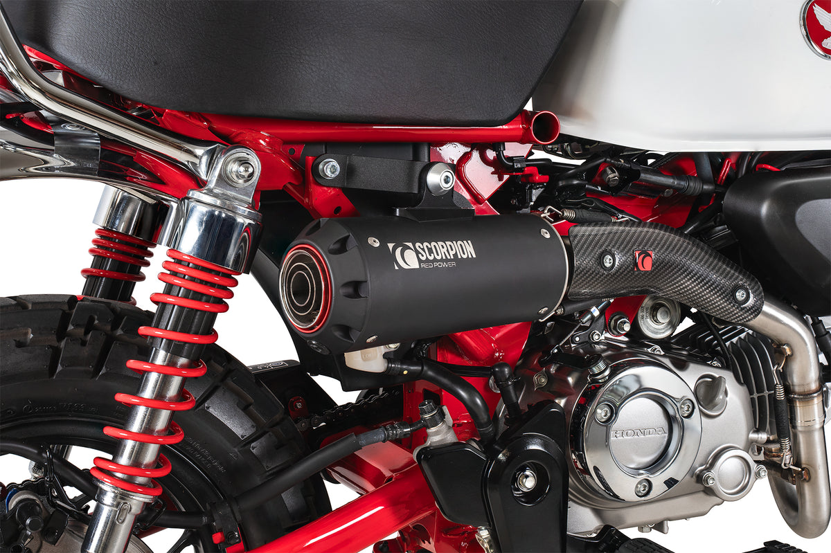 Honda Monkey Euro 5 (2025) Scorpion Exhaust Red Power Full System - Black Ceramic