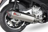 Piaggio MP3 500/500LT (2008 - 2016) SCORPION Performance Exhaust – Brushed Stainless (Copy)