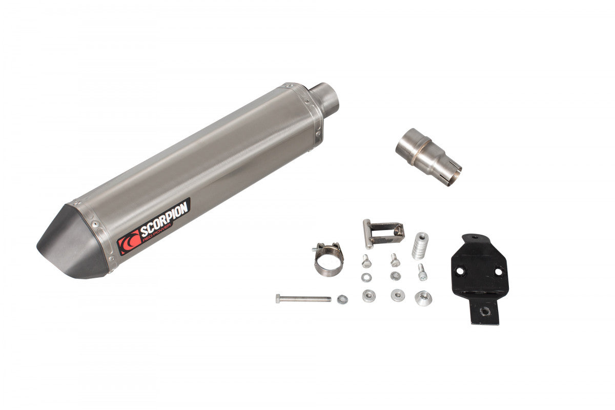 Piaggio MP3 500/500LT (2008 - 2016) SCORPION Performance Exhaust – Brushed Stainless (Copy)