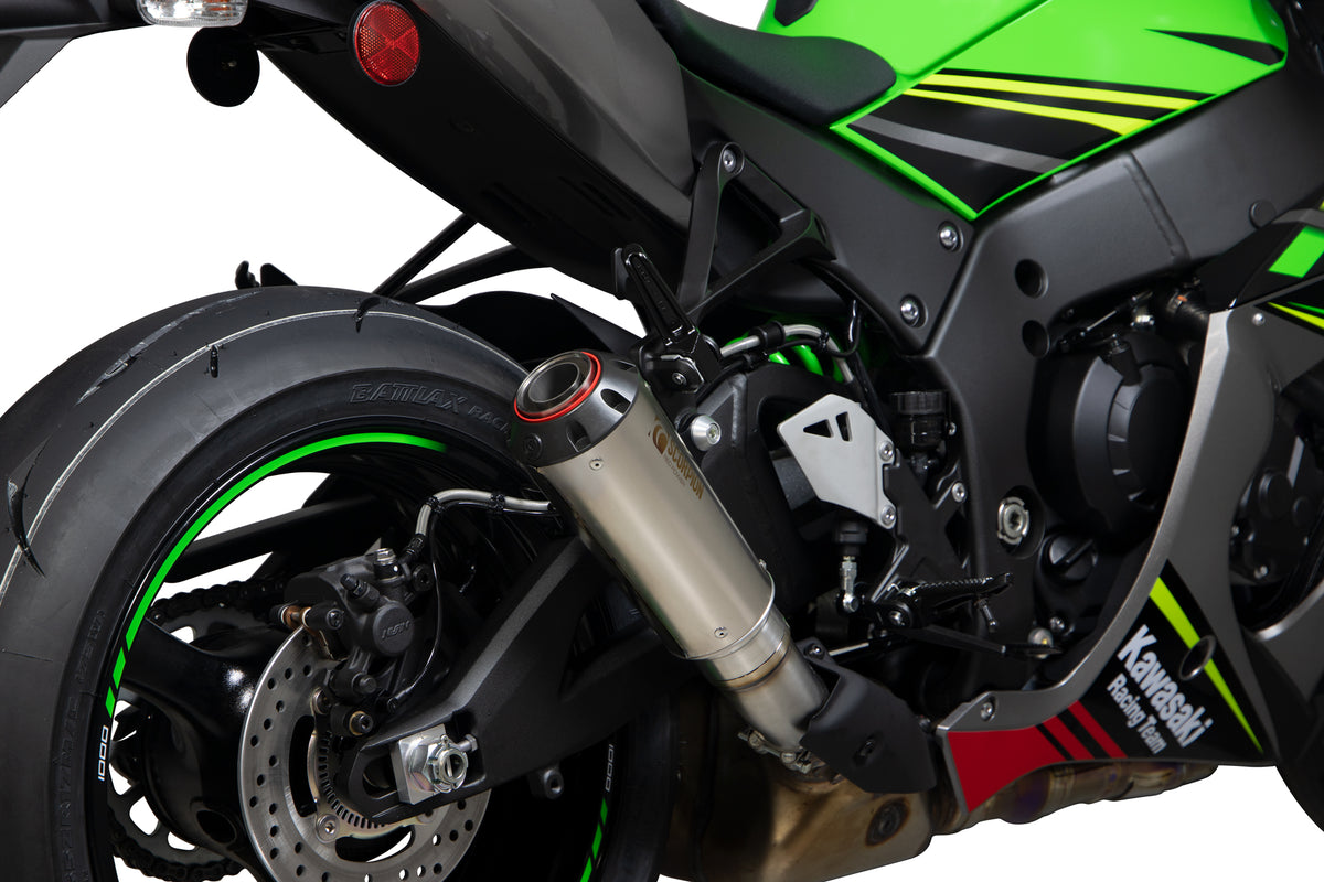 Kawasaki Ninja ZX-10R / ZX-10RR SE (2016–2020) Scorpion Exhaust Red Power Slip-on - Titanium