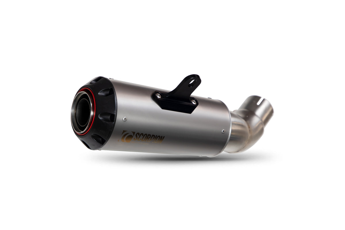 Kawasaki Z 900 (2017–2019) Scorpion Exhaust Red Power Slip-on - Titanium