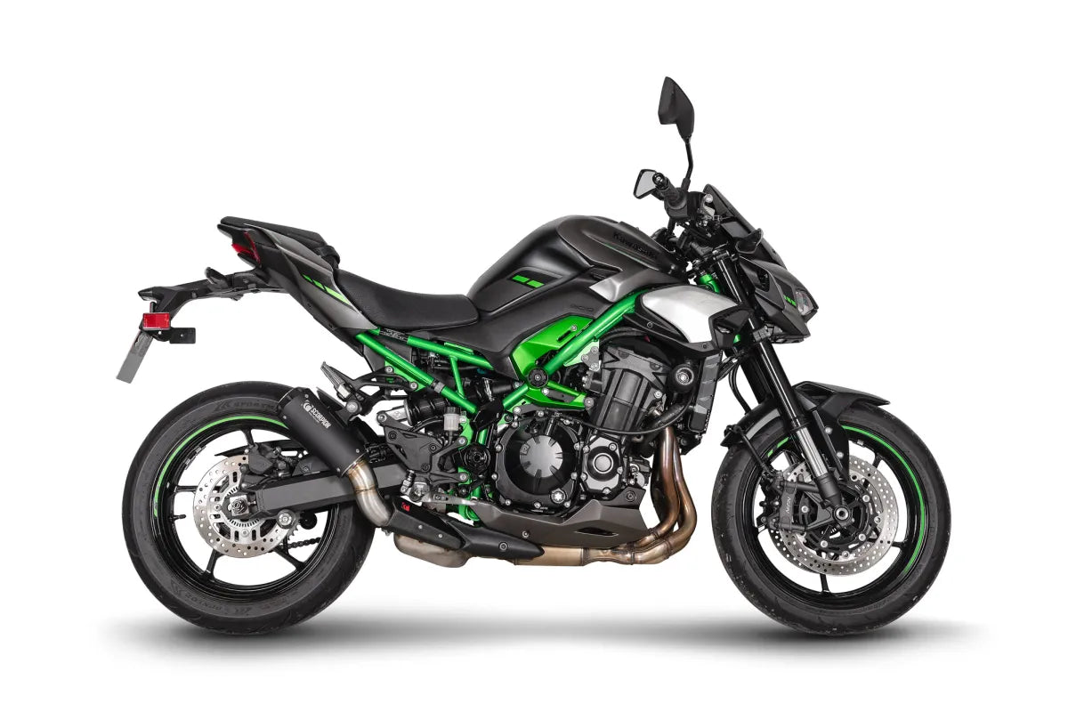 Kawasaki Z900 Euro 5+ (2025-2026) SCORPION Exhaust Red Power Slip-on – Black Ceramic