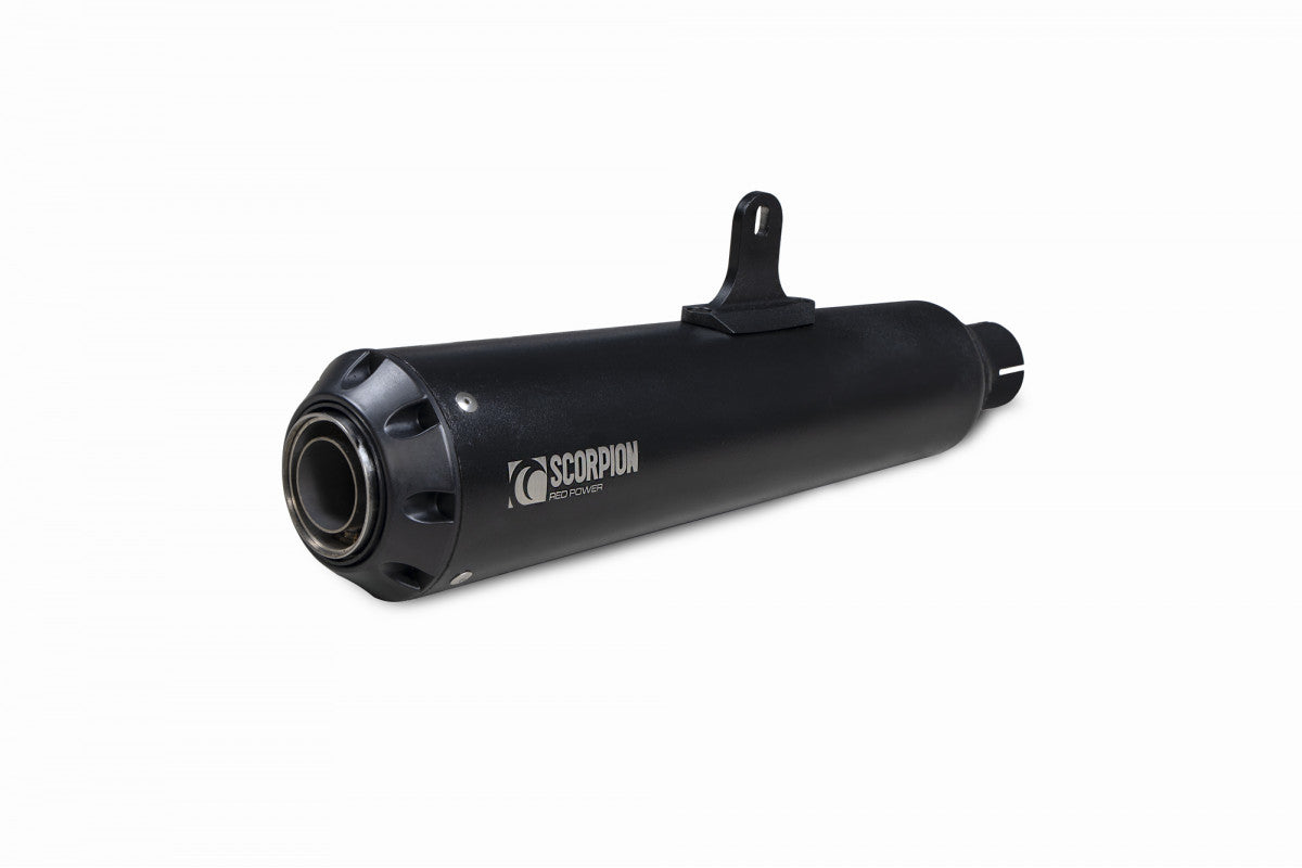 Royal Enfield Meteor 350 (2020–2024) Scorpion Exhaust Serket Slip-On – Black Ceramic
