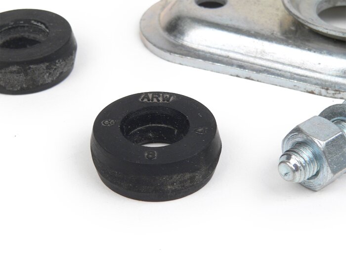 Vespa PX PE T5 125-200cc Front Shock Top Rubber Mount Plate & Silent Rubbers