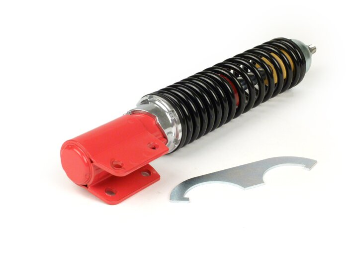 Vespa PX 125-200 PE EFL Disc MY T5 LML Front Shock Absorber - Red & Black