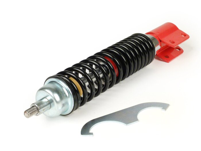 Vespa PX 125-200 PE EFL Disc MY T5 LML Front Shock Absorber - Red & Black