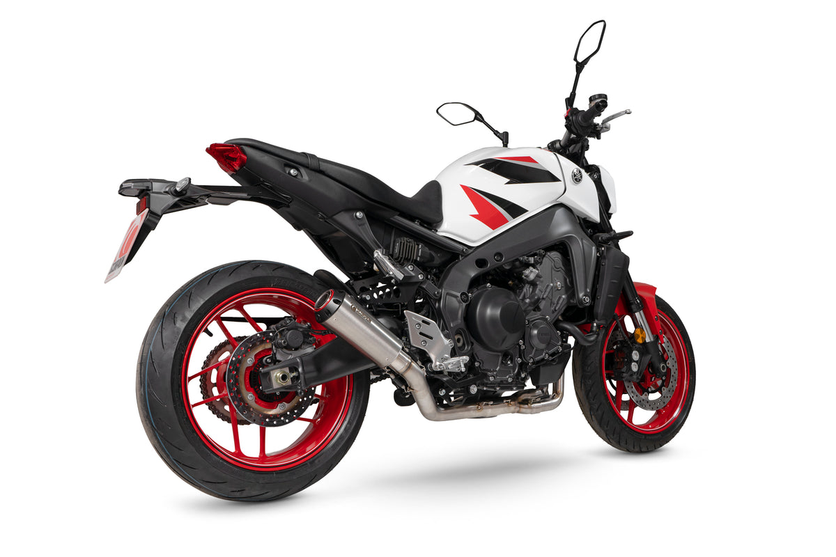 Yamaha MT-09 (2021–2023) Scorpion Exhaust Red Power Full System - Brushed Stainless