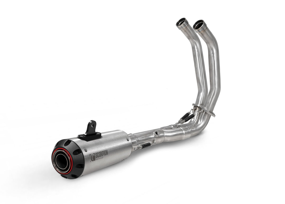Yamaha Tracer 7700 (2020–2024) Scorpion Exhaust Red Power Full System - Brushed Stainless