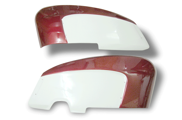 Lambretta Series 3 Li Special SX TV Side Panels Clip On No Handle Holes - Bare Metal