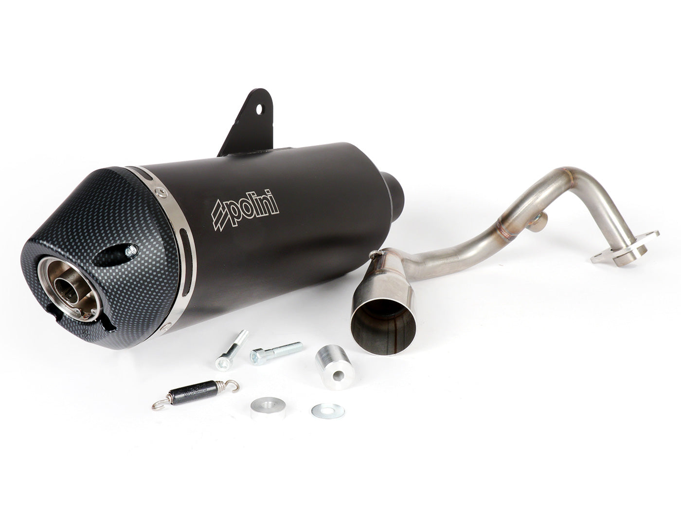 Vespa GTS 125 150 Super IGET (ZAPMA31 ZAPMA32) POLINI Racing Slip On Exhaust (Euro 4, 2016-) without catalytic converter