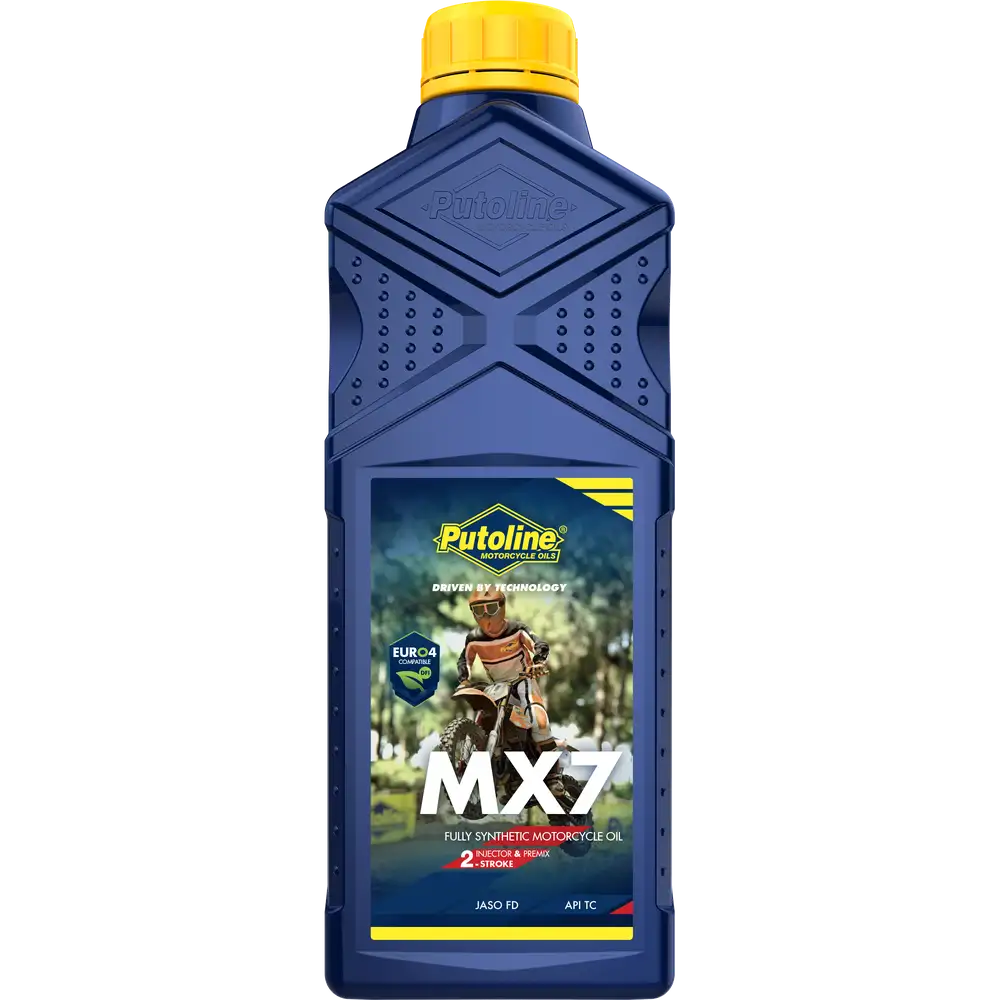 Putoline MX7 Off Road MX Motocross Fully Synthetic Two Stroke Pre Mix 1 Litre
