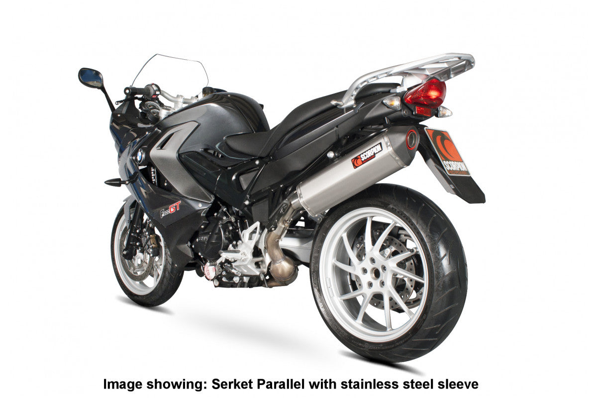 BMW F800 GT-R (2013–2019) Scorpion Exhaust Serket Parallel Slip-on - Titanium