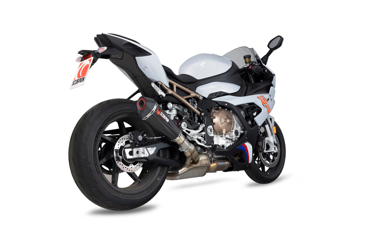 BMW S1000 RR (2019–2024) Scorpion Exhaust Serket Taper Slip-on - Carbon Fibre