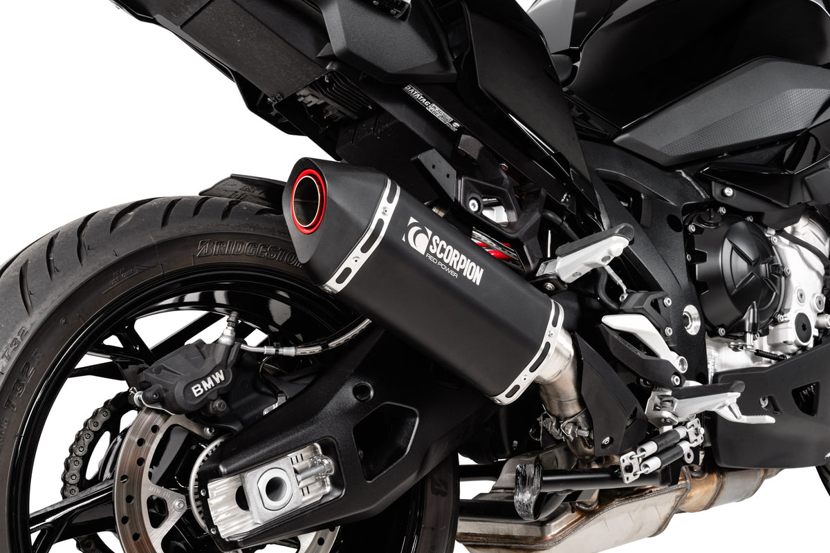 BMW S1000 XR (2020–2025) Scorpion Exhaust Serket Parallel Slip-on - Black Ceramic