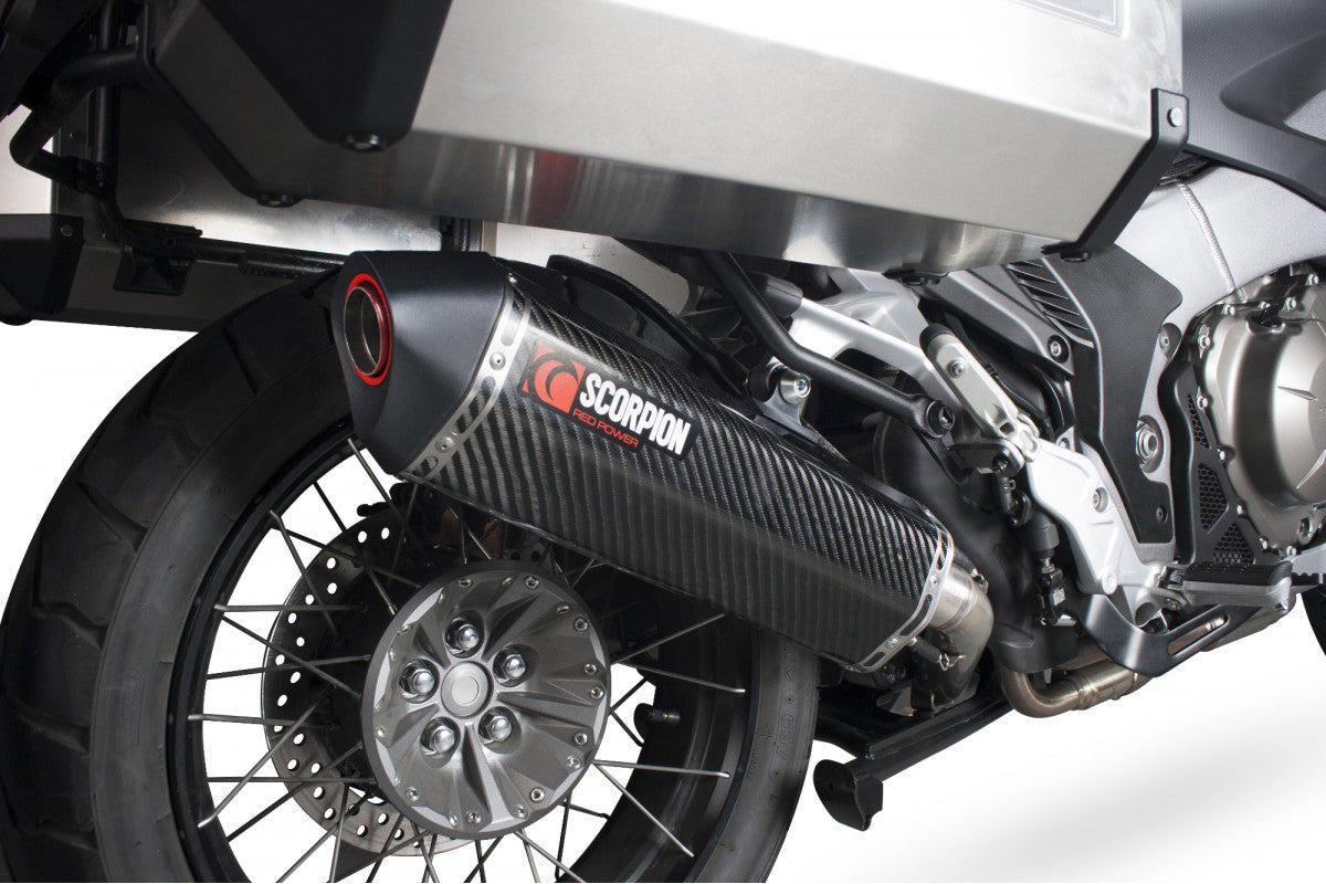 Honda VFR 1200X Crosstourer (2012–2020) Scorpion Exhaust Serket Parallel Slip-on - Carbon Fibre