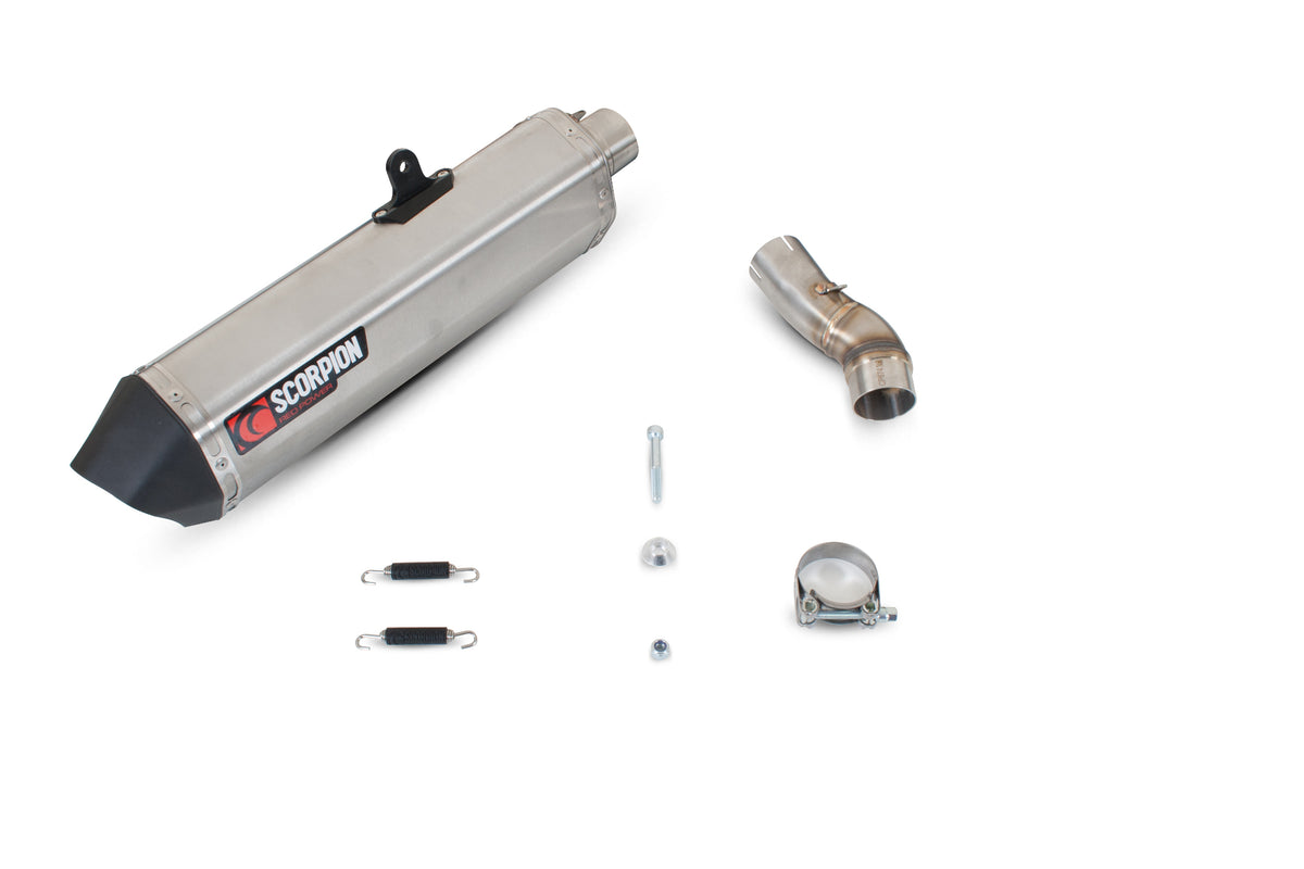 Honda CBF 1000 (2010–2016) Scorpion Exhaust Serket Parallel Slip-on - Brushed Stainless