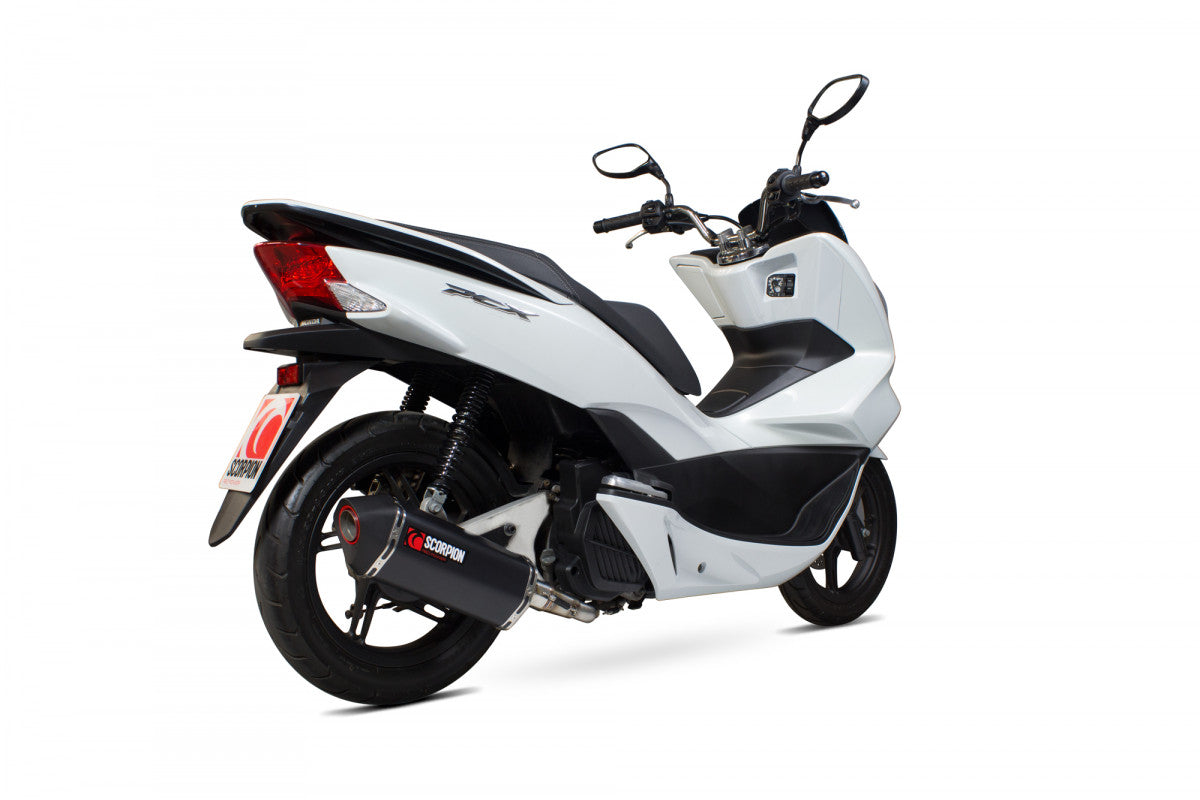 Honda PCX 125 (2014-2016) SCORPION Exhaust Serket Full System – Black Ceramic