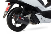 Honda PCX 125 (2014-2016) SCORPION Exhaust Serket Full System – Black Ceramic