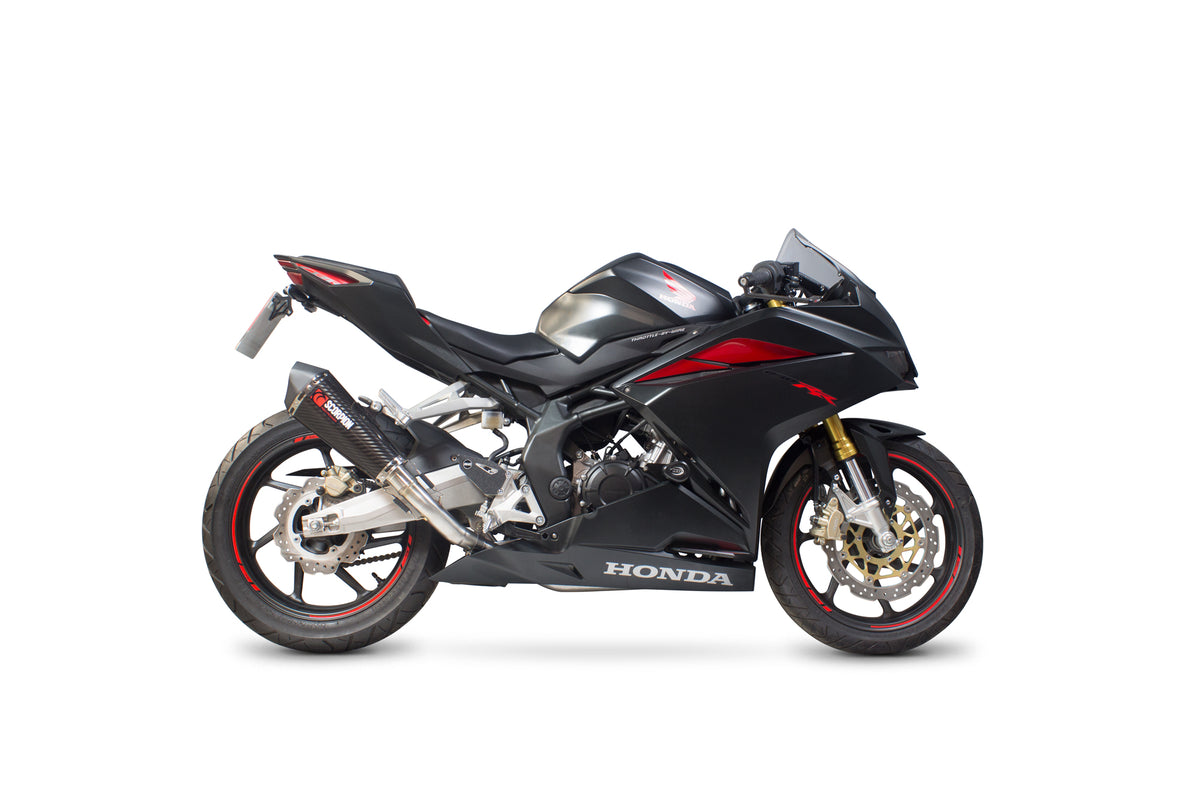 Honda CBR 250 RR (2017–2019) Scorpion Exhaust Serket Taper Slip-on - Carbon Fibre