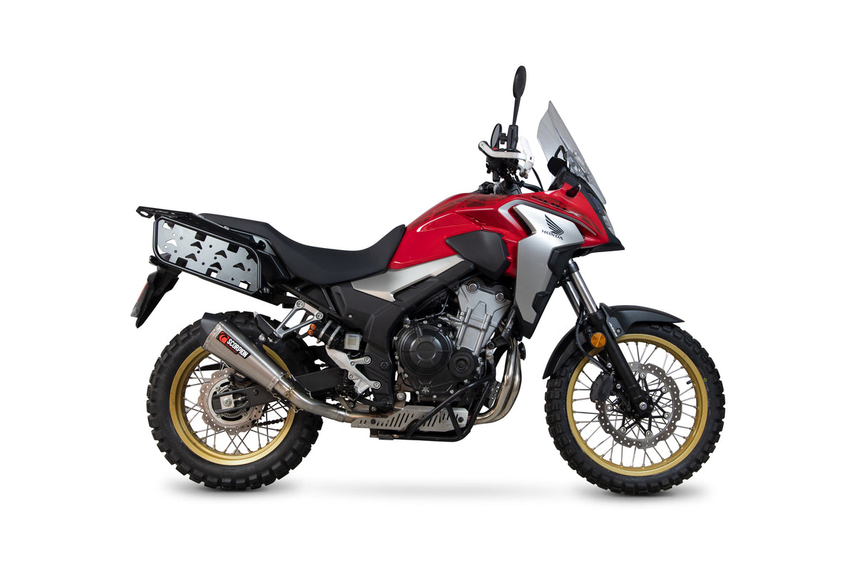 Honda CB 500 X (2019–2025) Scorpion Exhaust Serket Taper Slip-on - Titanium