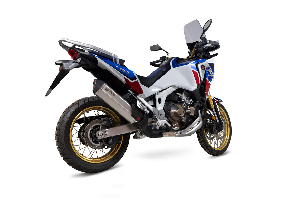 Honda CRF 1100 Africa Twin (2020–2025) Scorpion Exhaust Serket Slip-on - Stainless Steel