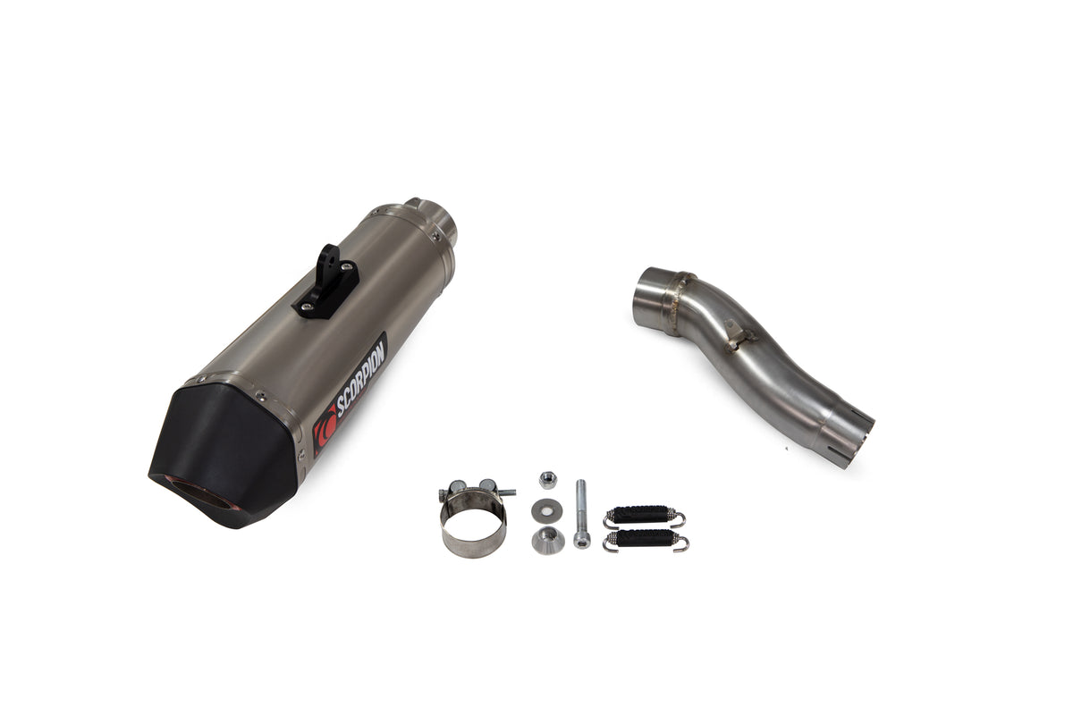 Honda CB 500 F (2019–2025) Scorpion Exhaust Serket Taper Slip-on - Titanium