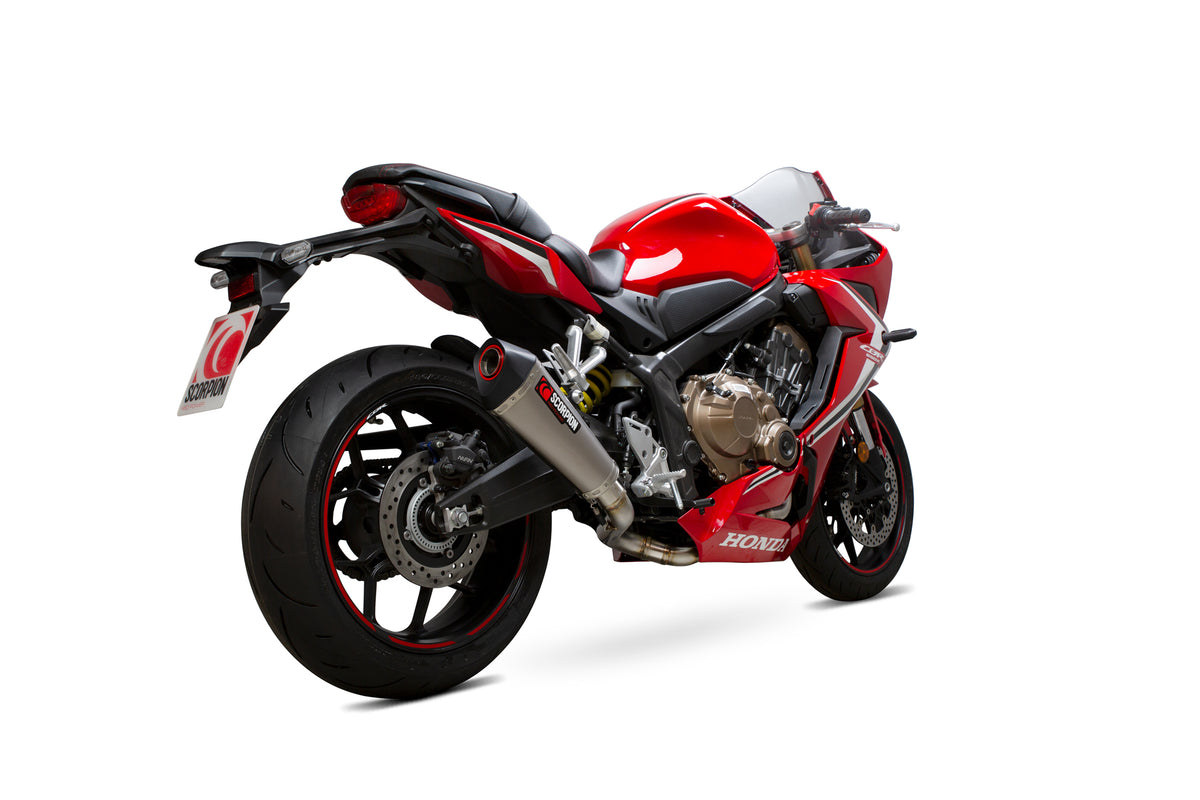 Honda CBR 650 R (2021–2023) Scorpion Exhaust Serket Taper Full System - Titanium