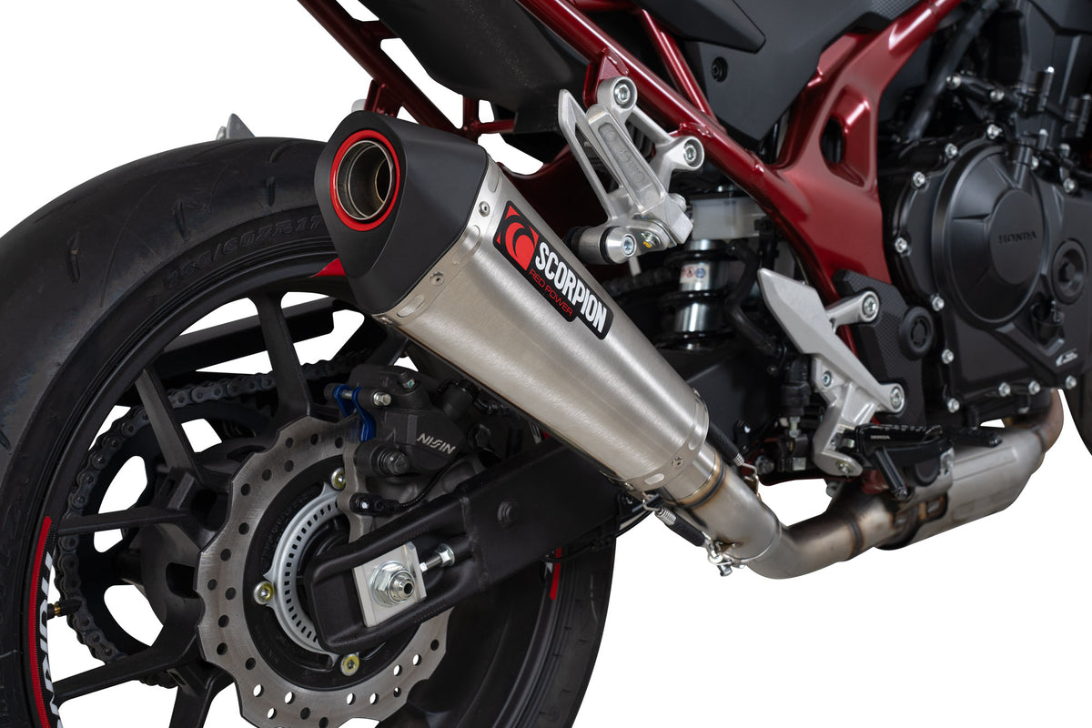 Honda CB 750 Hornet (2023–2025) Scorpion Exhaust Serket Taper Slip-on - Stainless Steel