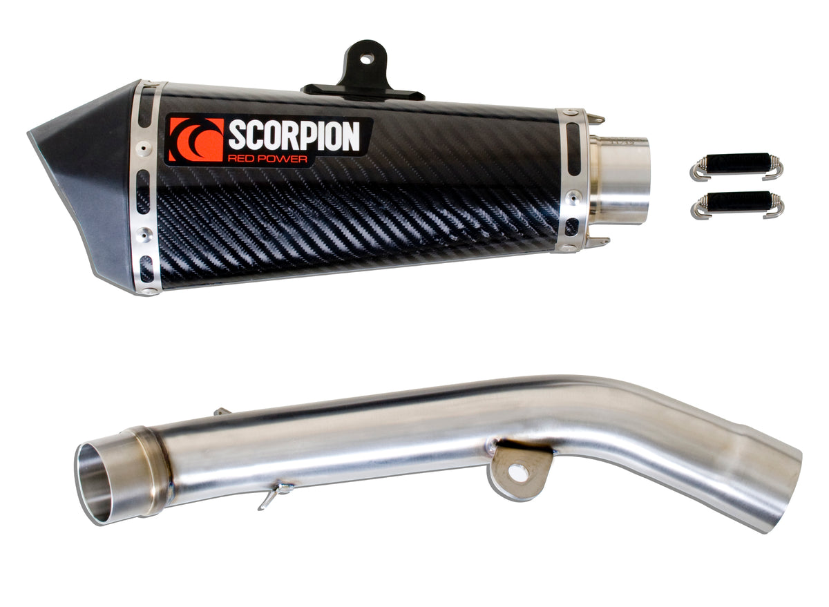 Kawasaki Z 800 (2013–2016) Scorpion Exhaust Serket Taper Slip-on - Carbon Fibre