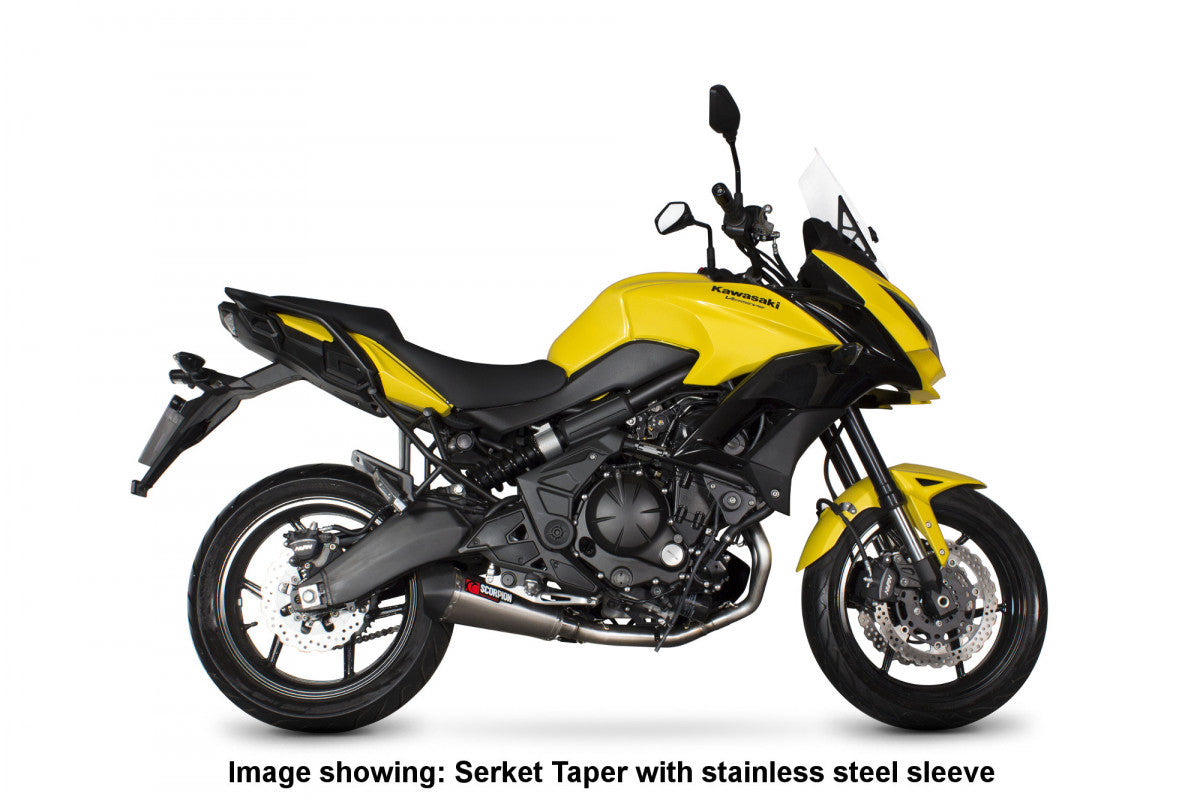 Kawasaki Versys 650 (2015–2018) Scorpion Exhaust Serket Taper Full System - Carbon Fibre