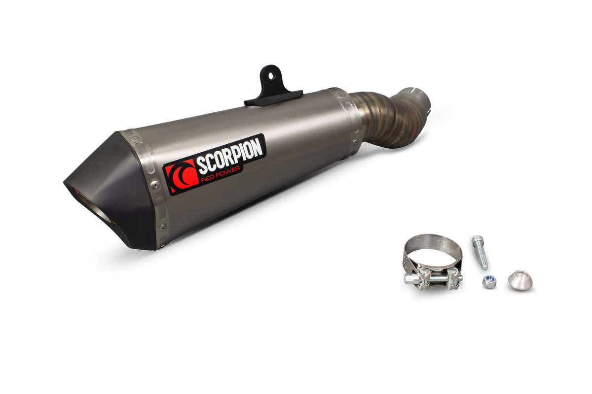 Kawasaki Ninja ZX-10R / ZX-10RR SE (2016–2020) Scorpion Exhaust Serket Taper Slip-on - Titanium