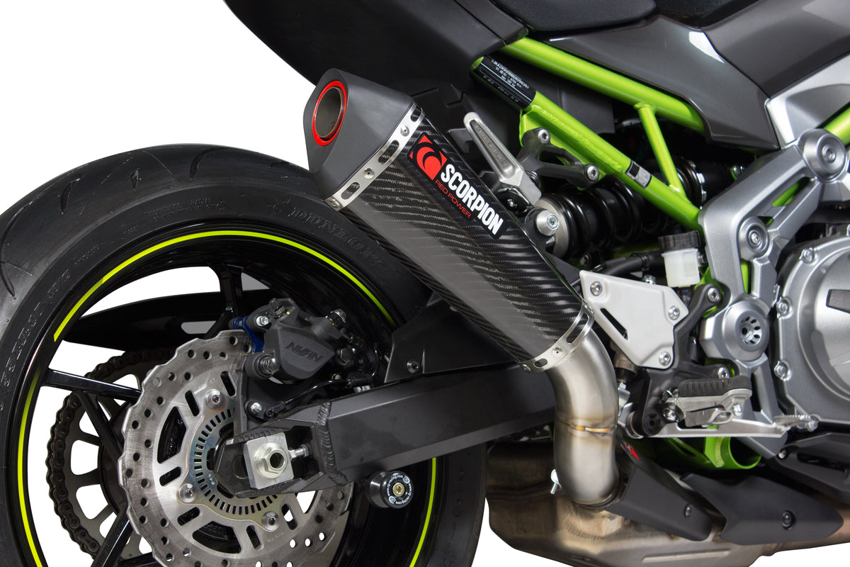 Kawasaki Z 900 (2017–2019) Scorpion Exhaust Serket Taper Slip-on - Carbon Fibre