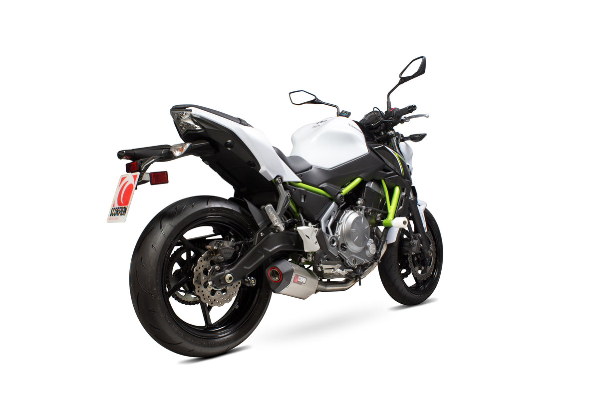 Kawasaki Z 650 (2017–2019) Scorpion Exhaust Serket Parallel Full System - Titanium