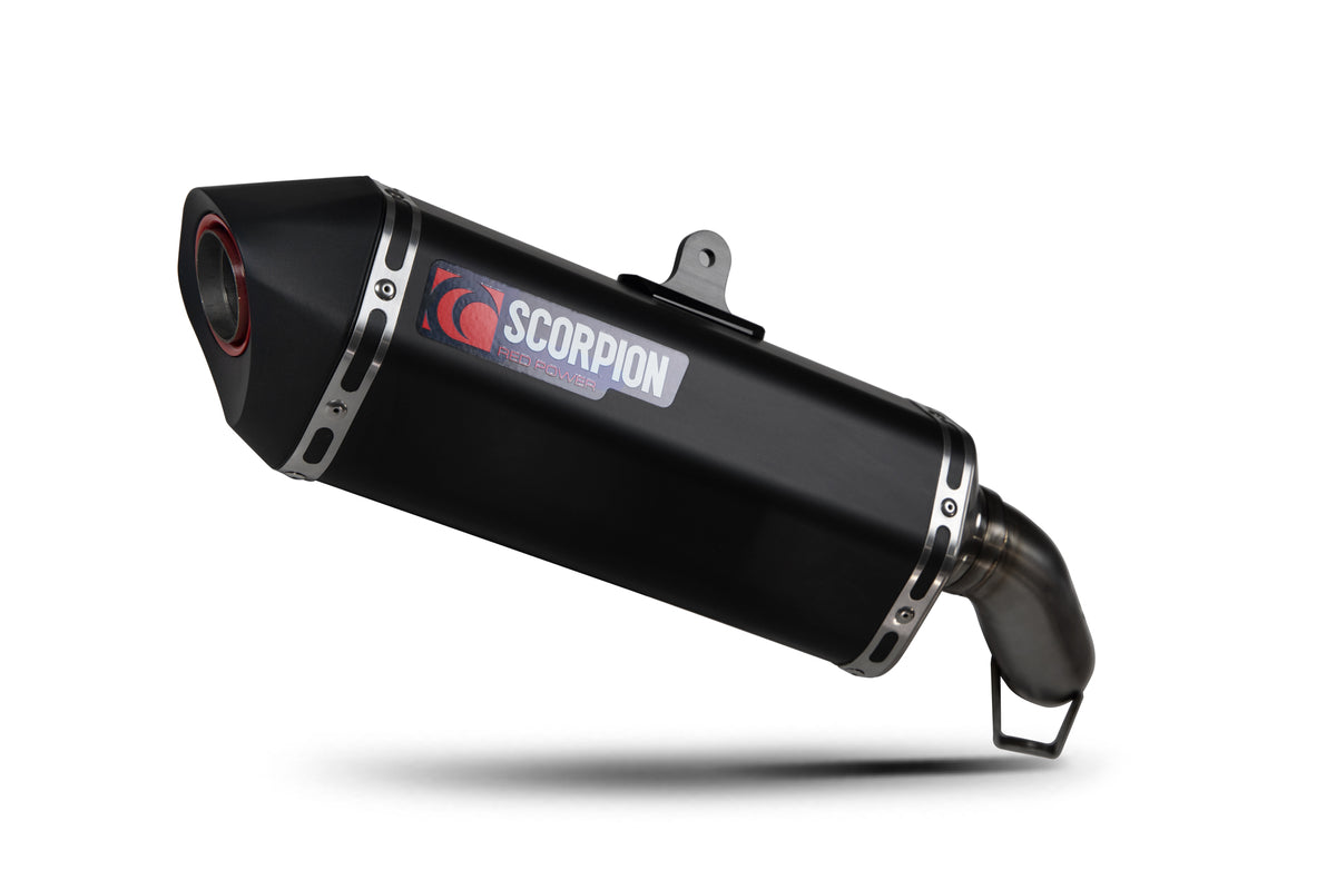 Kawasaki Versys 1000 (2019–2025) Scorpion Exhaust Serket Parallel Slip-on - Black Ceramic
