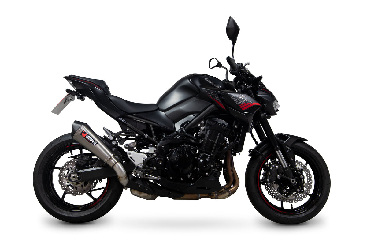 Kawasaki Z 900 Euro 5 (2020–2024) Scorpion Exhaust Serket Taper Slip-on - Titanium