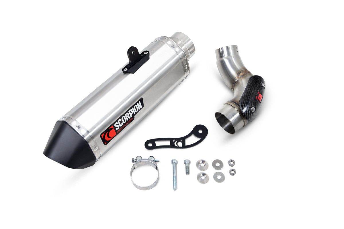 Kawasaki Ninja 1000 SX (2020–2025) Scorpion Exhaust Serket Parallel Slip-on - Stainless Steel