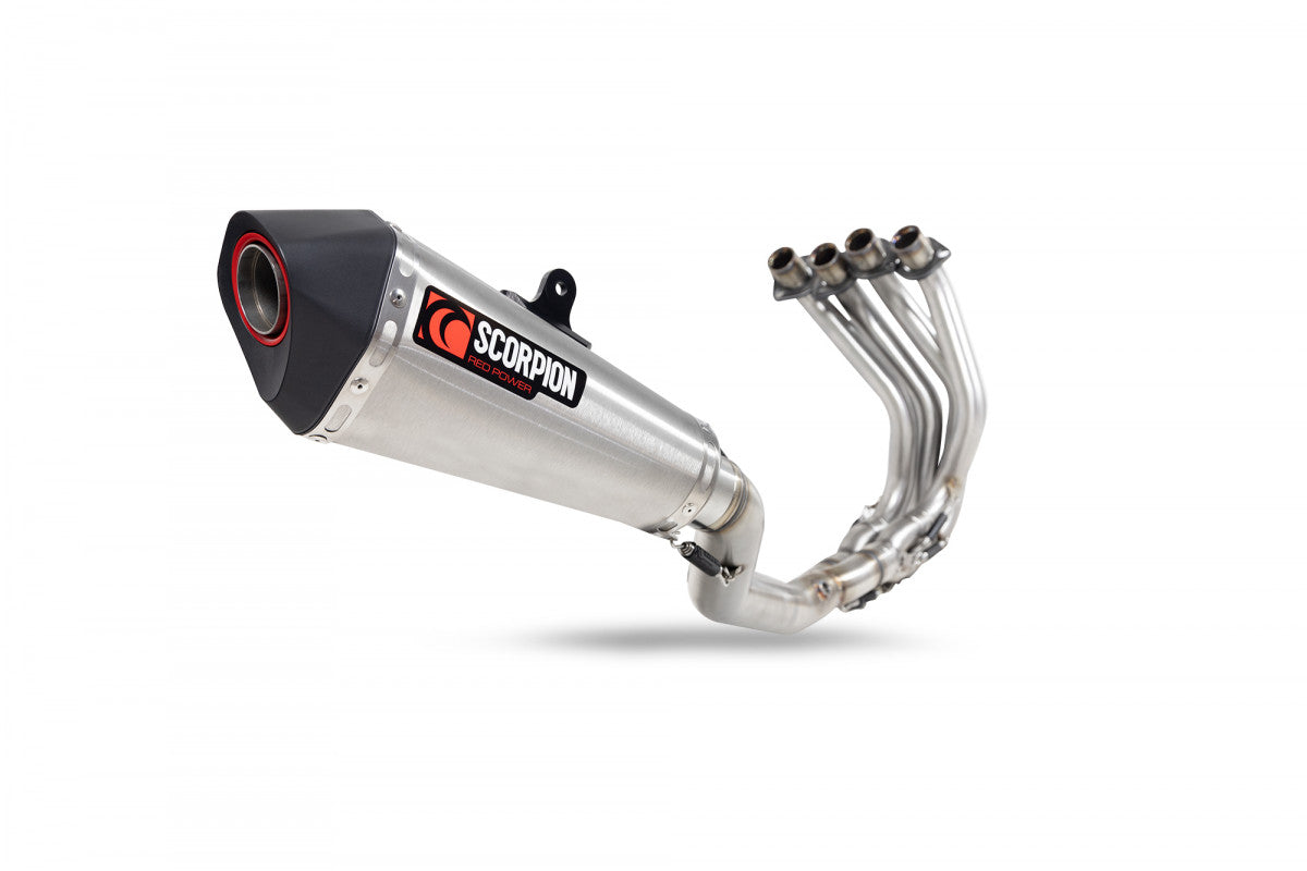 Kawasaki Ninja ZX-25R (2020–2022) Scorpion Exhaust Serket Taper Full System - Stainless Steel
