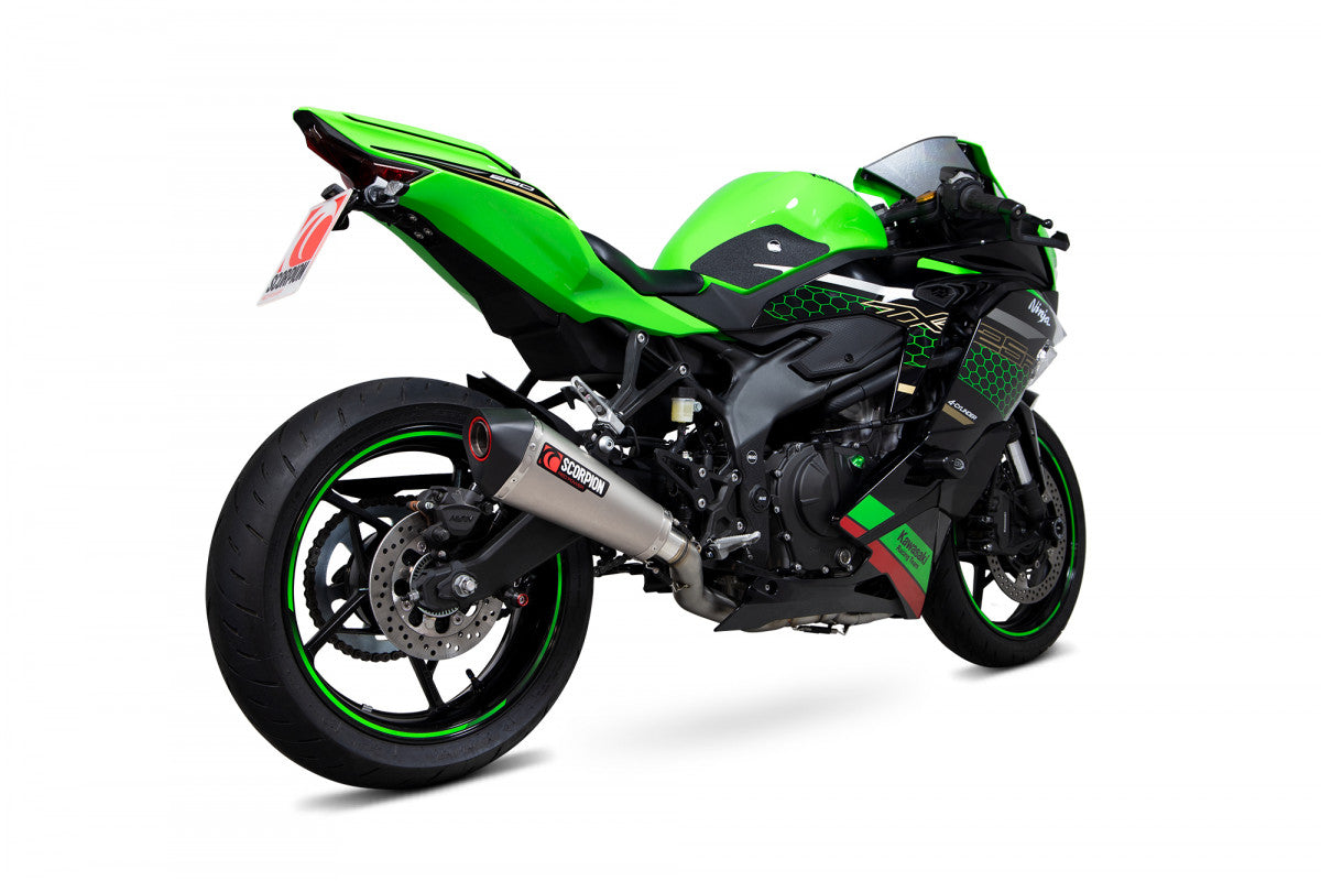 Kawasaki Ninja ZX-25R (2020–2022) Scorpion Exhaust Serket Taper Full System - Titanium