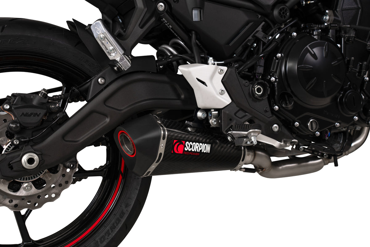 Kawasaki Z 650 (2020–2025) Scorpion Exhaust Serket Taper Full System - Carbon Fibre