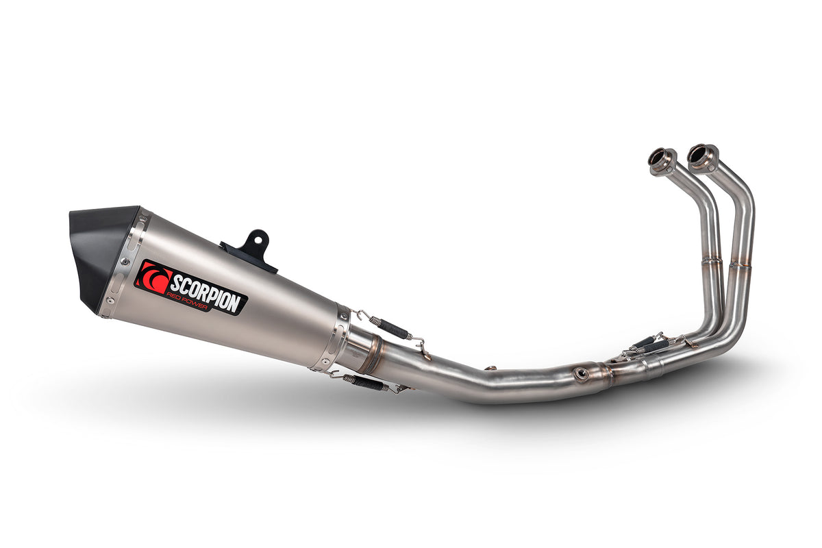 Kawasaki Ninja 500 Euro 5 (2024–2025) Scorpion Exhaust Serket Taper Race System - Titanium