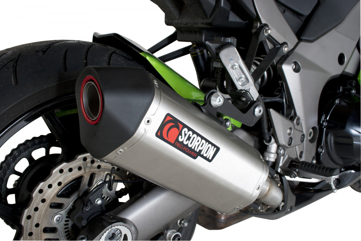 Kawasaki Z 1000 SX (2010–2013) Scorpion Exhaust Serket Parallel Slip-on Pair - Brushed Stainless