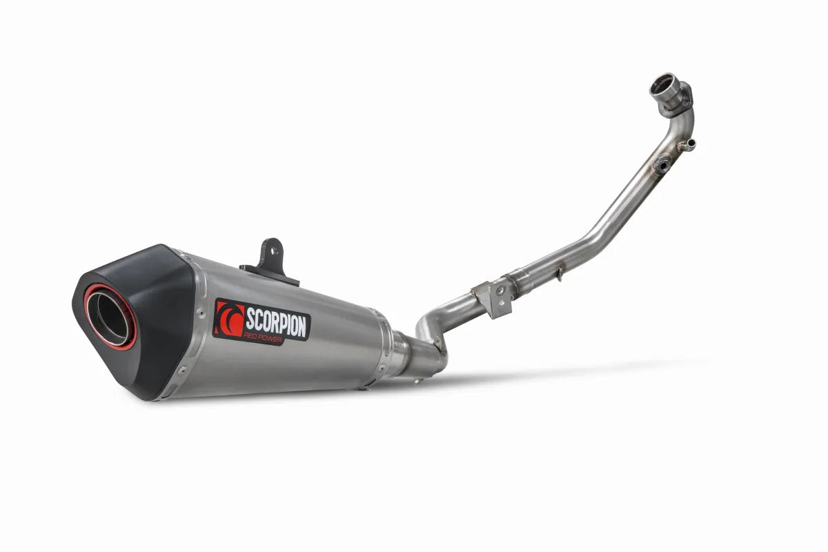 Keeway RKF 125 Euro 5 model (2021-2026) SCORPION Exhaust Serket Taper Full System – Titanium