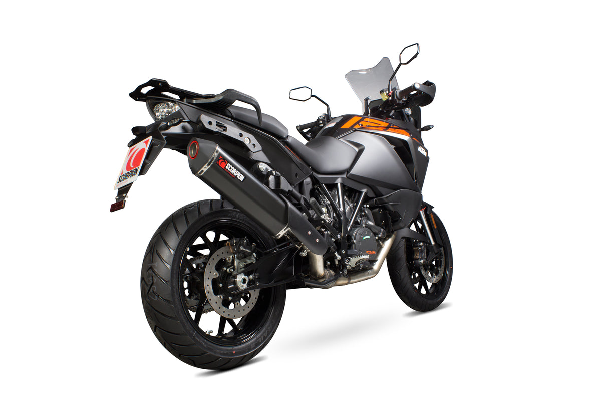KTM Adventure Super 1290 (2015–2020) Scorpion Exhaust Serket Parallel Slip-on - Black Ceramic