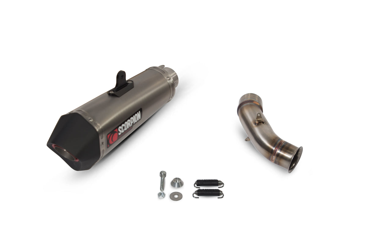 KTM Duke 125/200 (2011–2016) Scorpion Exhaust Serket Taper Slip-on - Titanium