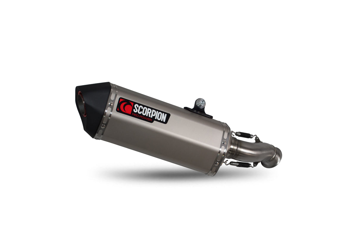 KTM Duke 790 (2018–2020) Scorpion Exhaust Serket Parallel Slip-on - Titanium