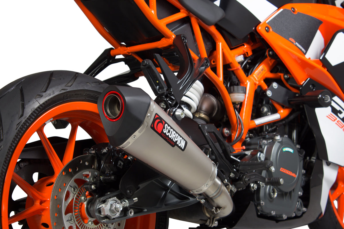 KTM RC 390 (2017–2021) Scorpion Exhaust Serket Taper Slip-on - Titanium