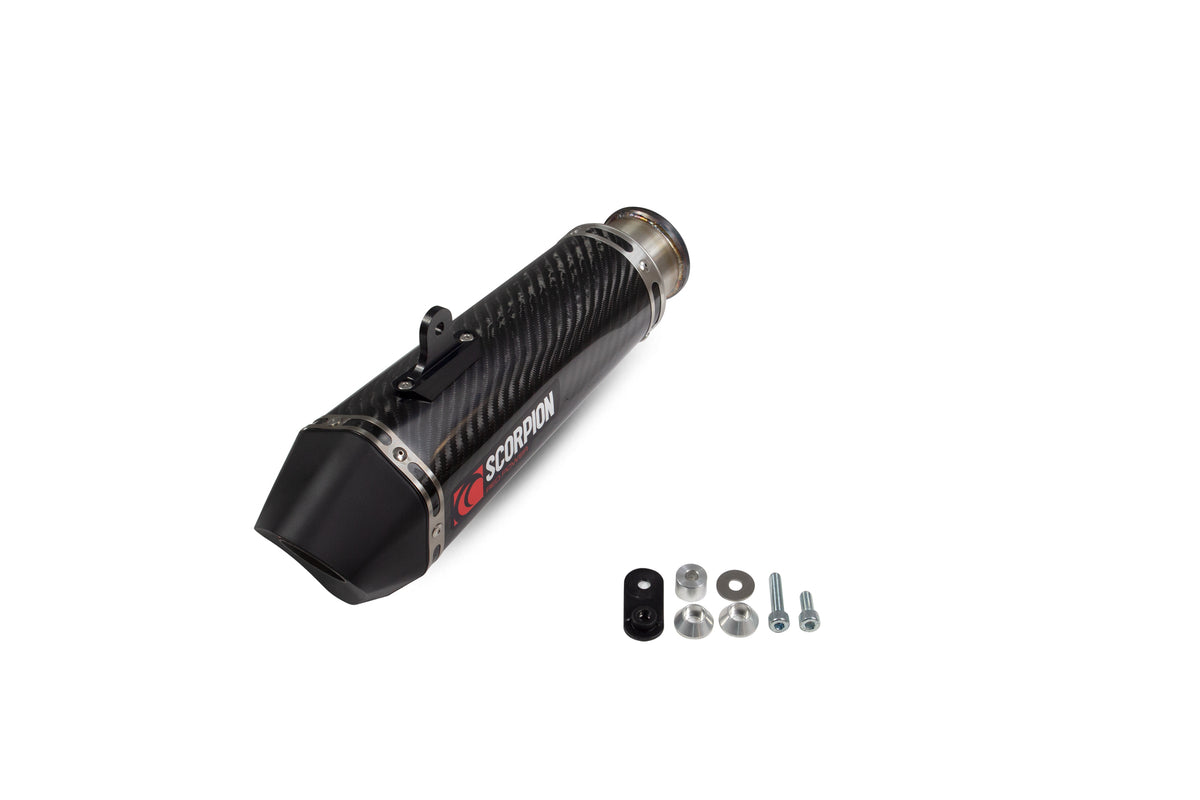 KTM Duke Super R (2014–2019) Scorpion Exhaust Serket Taper Slip-on - Carbon Fibre