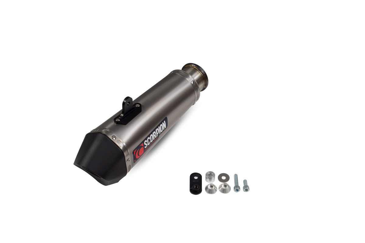 KTM Duke Super R (2014–2019) Scorpion Exhaust Serket Taper Slip-on - Titanium