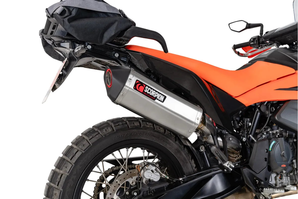 KTM 790 Adventure Euro 5+ (2023-2026) SCORPION Exhaust Serket Parallel Slip-on – Stainless Steel